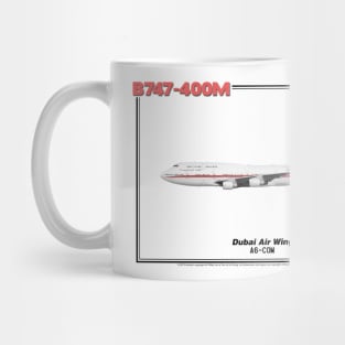 Boeing B747-400M - Dubai Air Wing (Art Print) Mug